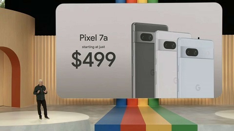 معرفی pixel 7a در رویداد گوگل i/o 2023